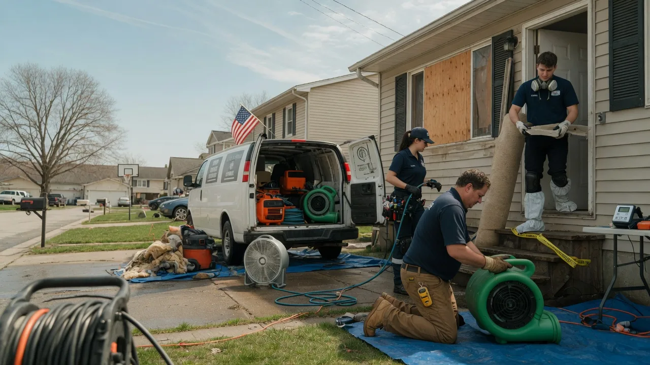 Water Damage Restoration in Amber, OK near me